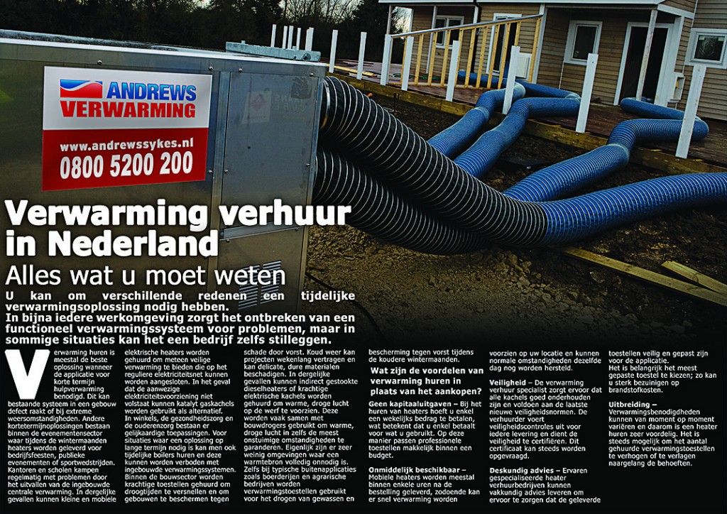 Nederlands P1 Verwarming verhuur in Nederland – Dit moet u weten