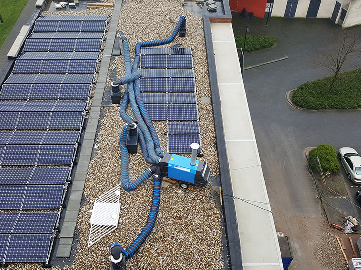 foto-dak-gebouw-andrews-sykes Andrews Sykes verwarmt nieuwbouw appartementsgebouw.