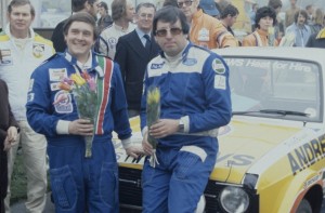 Russell Brookes en John Andrews 1974 In memoriam: Russell Brookes, oud-winnaar Tulpenrallye en Andrews Sykes Icoon