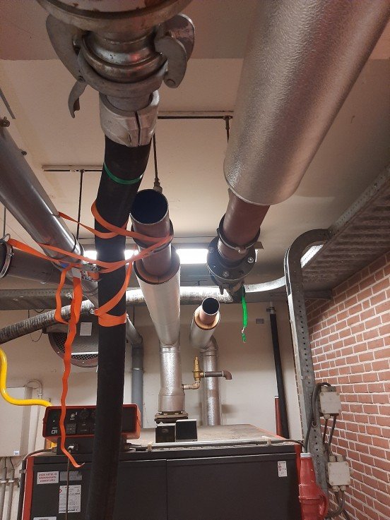 Warm water en verwarming voor militaire basis