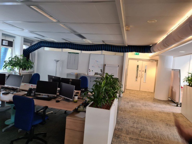 Ventilatie, Verwarming én Koeling voor groot kantoorgebouw