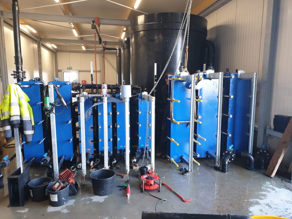 Viskwekerij project: Verwarming voor bassins