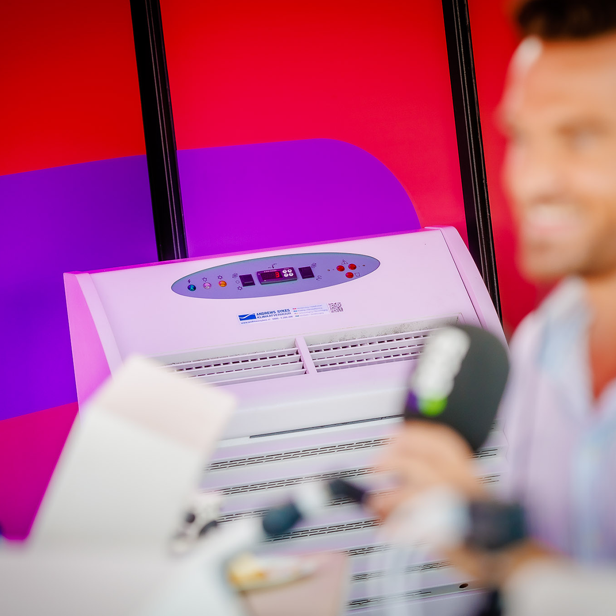 Tijdelijke airco bij Formule 1 race Grand Prix Zandvoort Nederland 2022