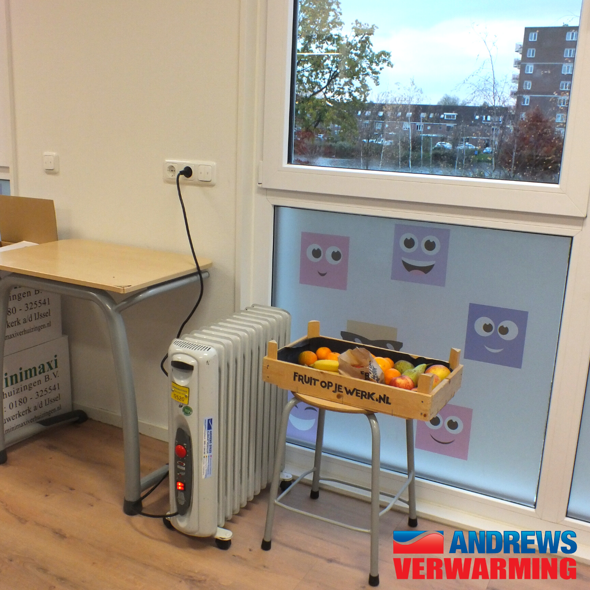 Mobiele verwarming op basisschool in Zuid-Holland zorgt voor prettige leeromgeving