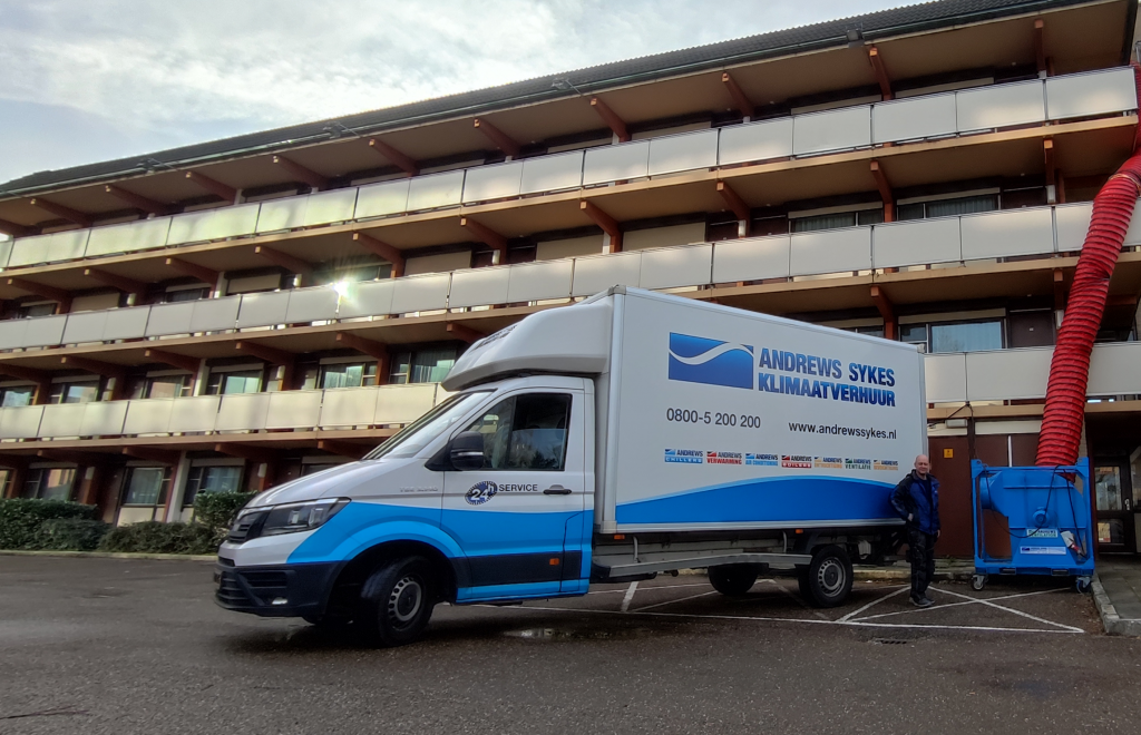 FV900 S2 centrifugaalventilator ingezet voor afvoer van vocht