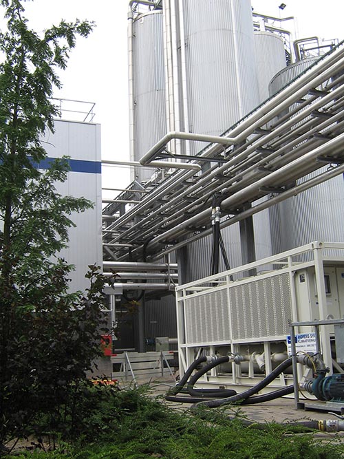 Chiller verhuur voor Biobrandstoffen Fabriek