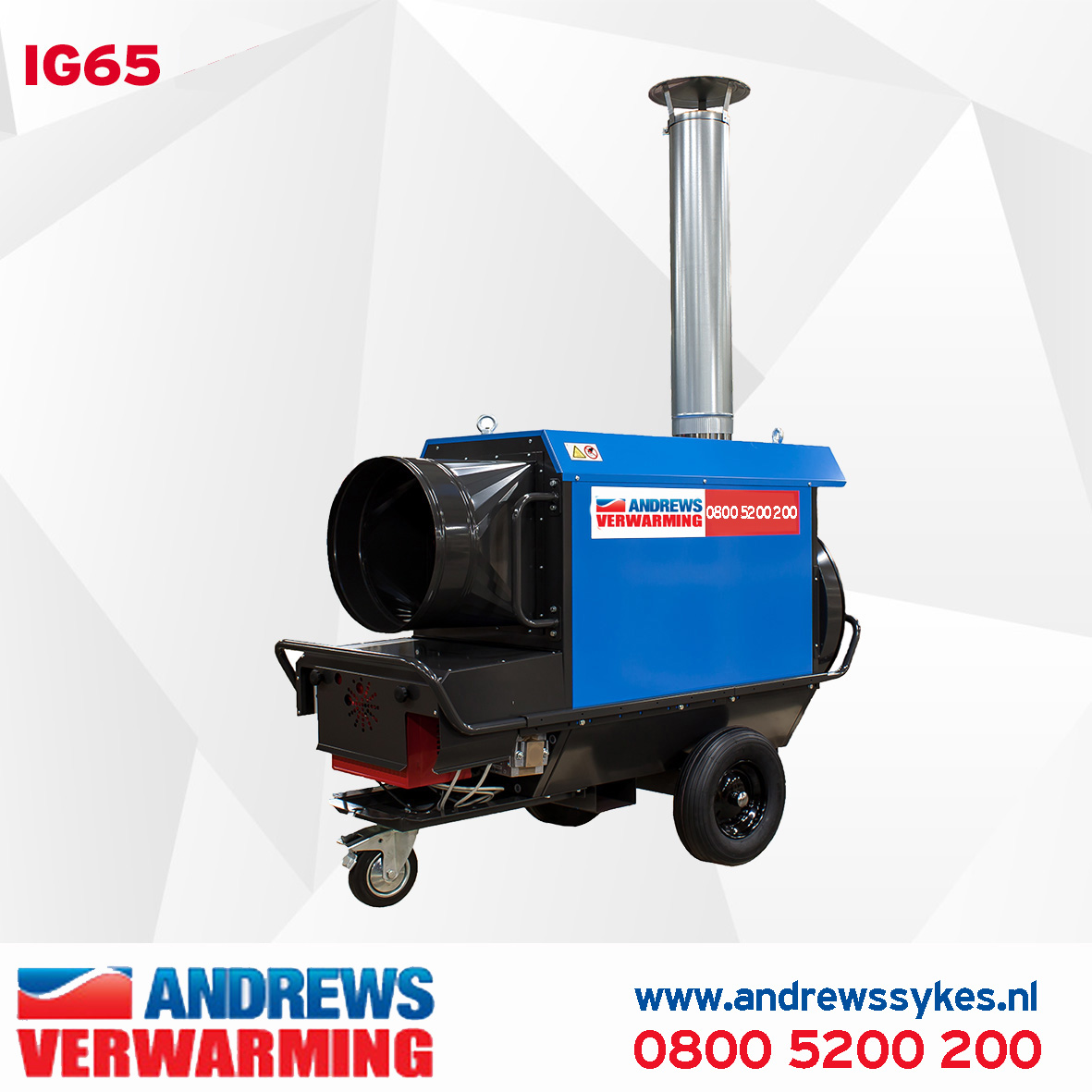 Andrews Klimaatverhuur onthult nieuwe indirect gestookte gaskachel