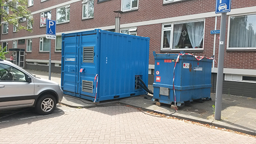Andrews Sykes levert ketelhuis voor tijdelijke verwarming woningen