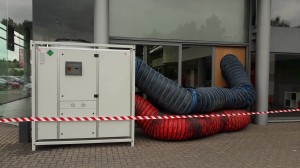 Andrews Sykes koelt autoshowroom in Gent