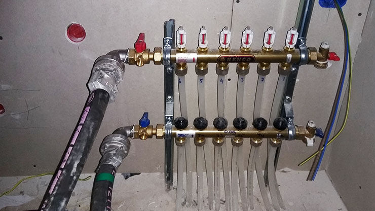 Drogen van anhydrietvloeren