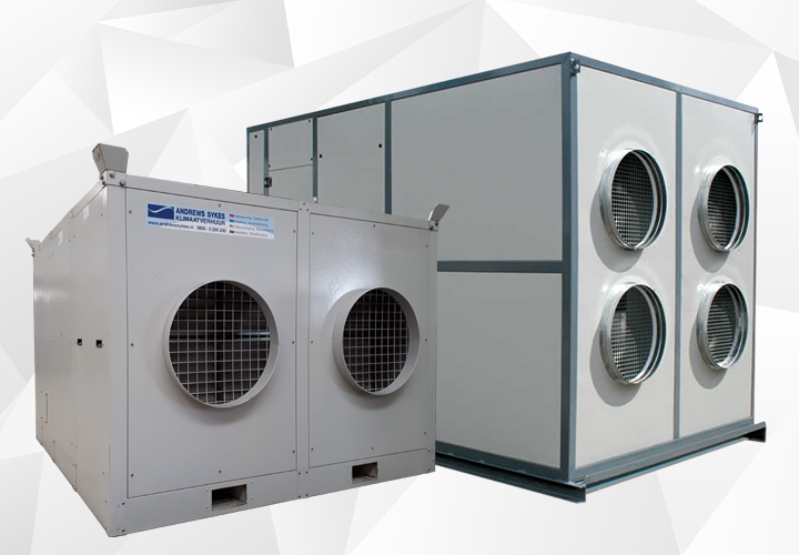 Airco en luchtbehandeling te huur bij Andrews Sykes