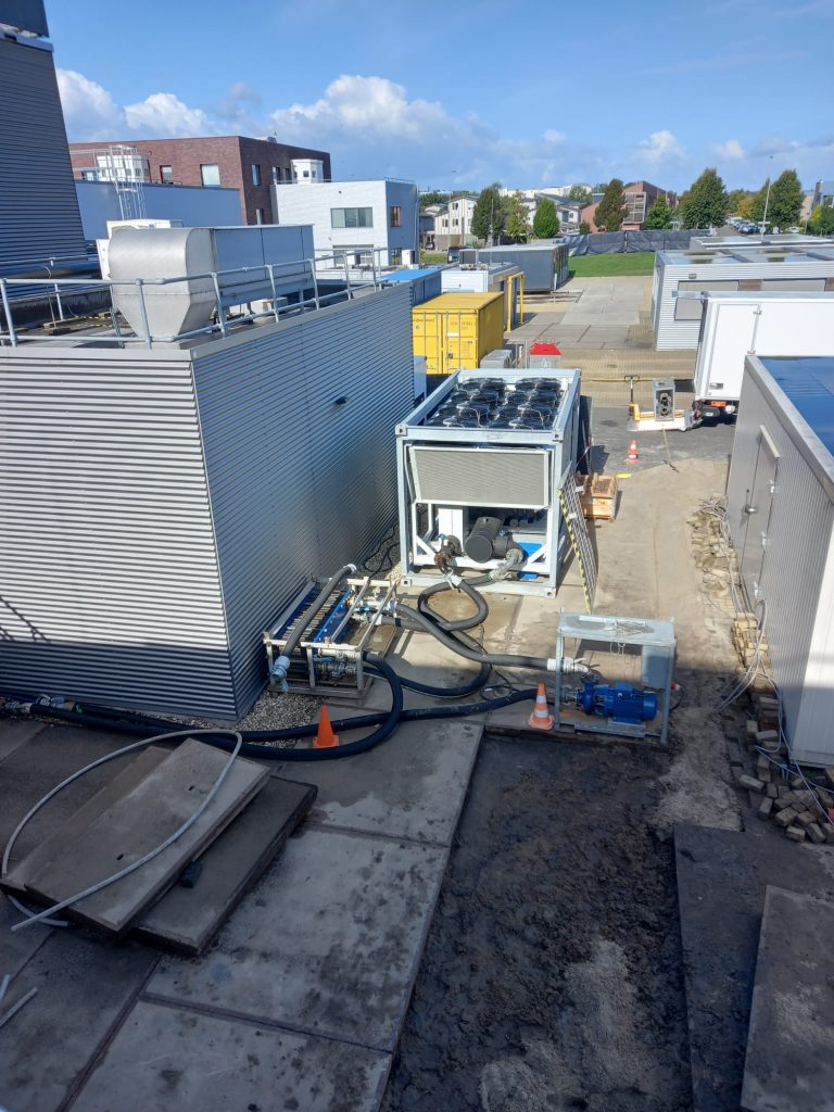 Gigant in de medische wetenschap benodigd replicatie proceskoeling tijdens onderhoud