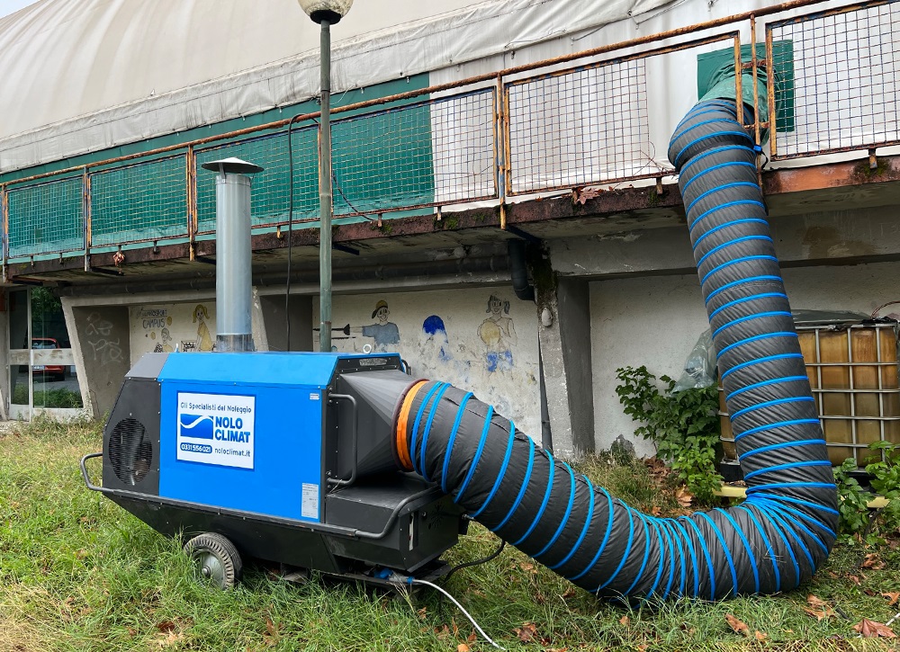 Nolo Climat zorgt voor oliegestookte kachels bij eredivisie sportfaciliteit Milaan